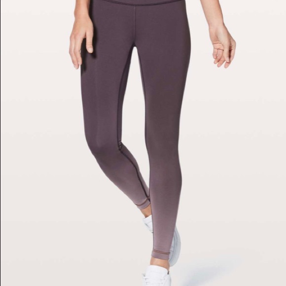 Lululemon Wunder Under Hi-Rise, Ombre Boysenberry - Picture 2 of 8